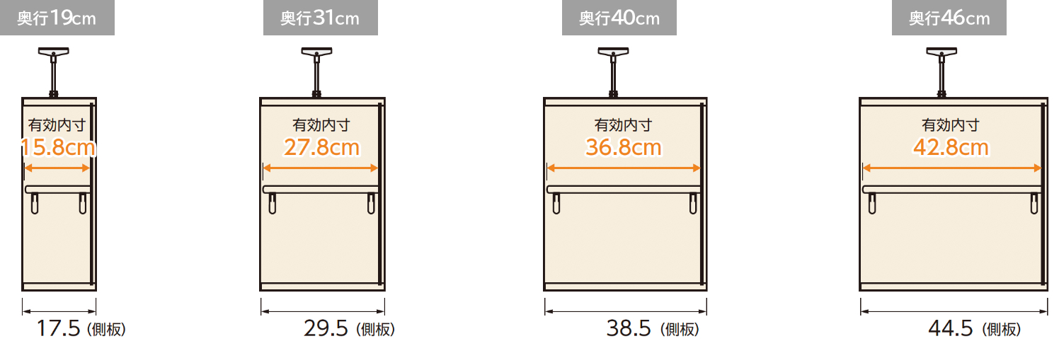 奥行 外寸