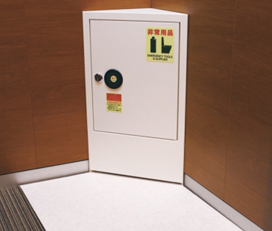 エレベーター収納BOX　マット差込タイプ