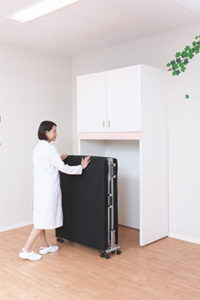 折りたたみ式ベッド収納庫 | 製品情報 | 株式会社三和製作所