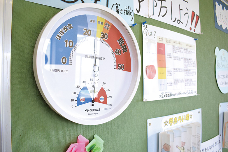 熱中症対策アナログ温湿度計