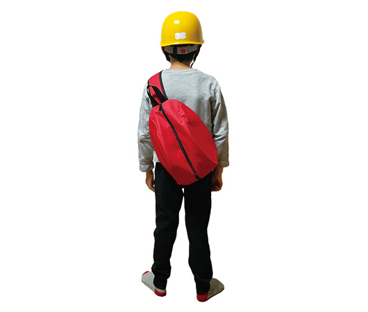 児童用ヘルメットインバッグ