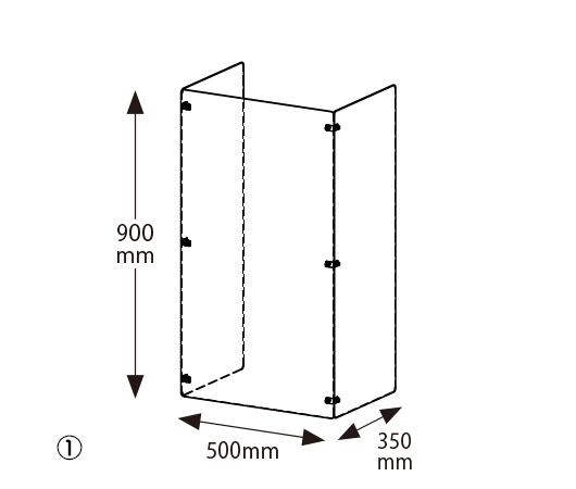 講演台パーテーション　アクリコ