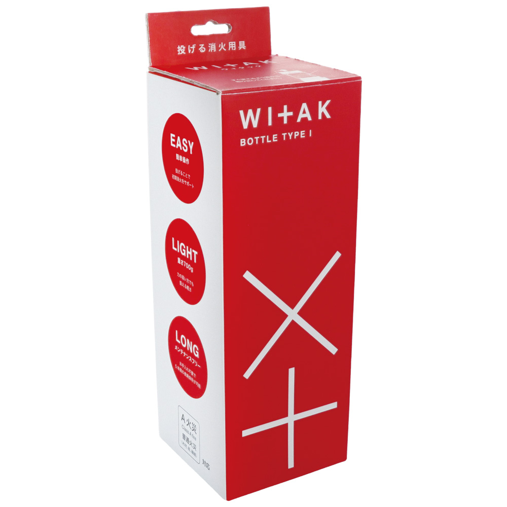 初期消火剤 WI+AK（ウィタック） ボトルタイプ1