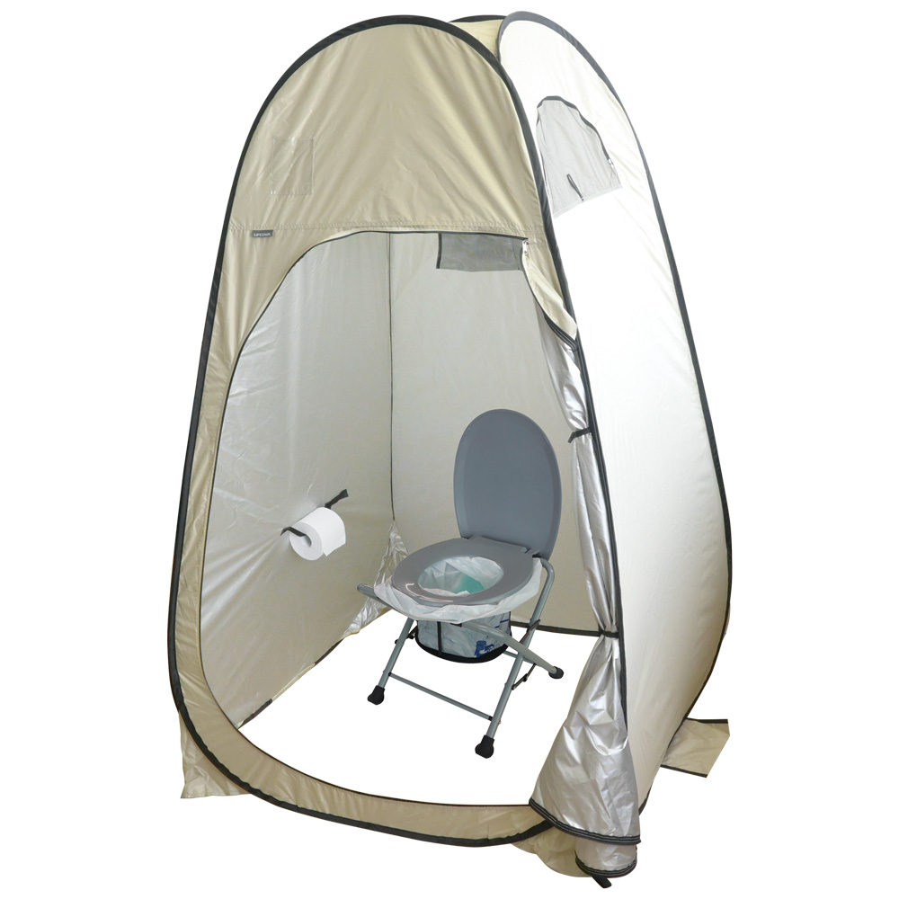 ユニトイレ・ミニαテントセット ささっトイレセット