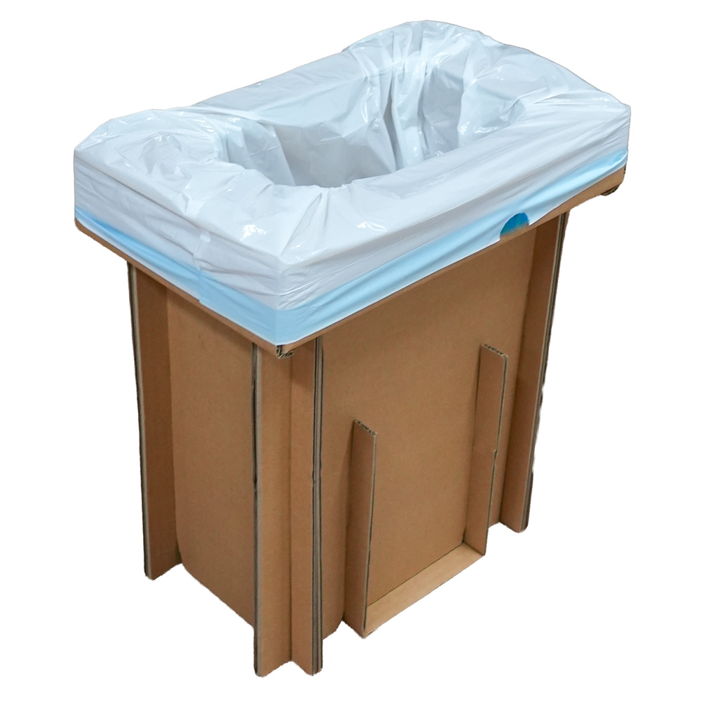 組立式ダンボールトイレ　DANTALL（ダントール）くるくるトイレセット